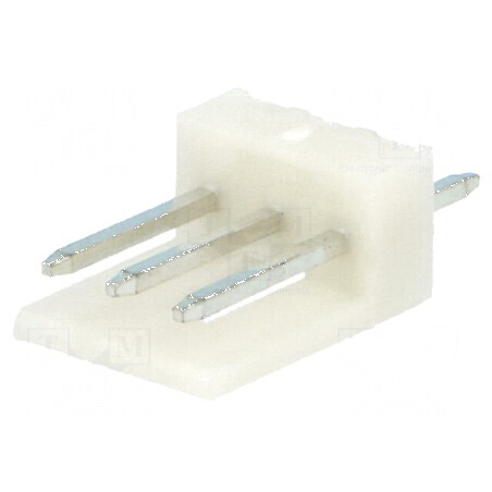 Conector cablu-placă soclu tată EI 2,5mm PIN 3 THT 2A drept | Electronic-mag.ro | Componente Electronice