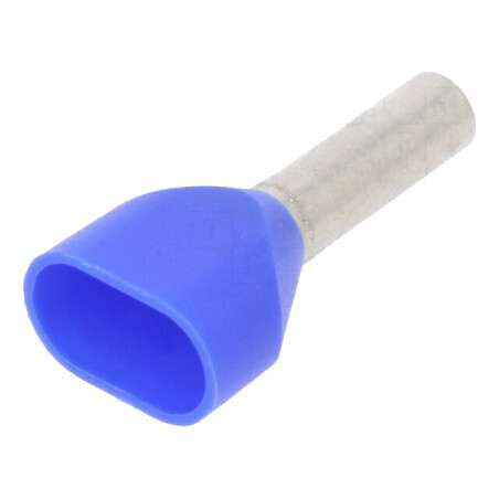 Vârf tub capăt izolată dublă 2,5mm² 10mm cositorit | Electronic-mag.ro | Componente Electronice