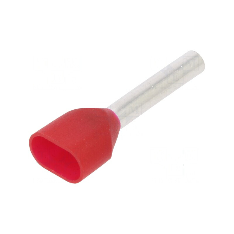 Vârf tub capăt izolată dublă 1mm² 12mm cositorit crimpat | Electronic-mag.ro | Componente Electronice Vârf tub capăt izolată dublă 1mm² 12mm cositorit crimpat | Electronic-mag.ro | Componente Electronice