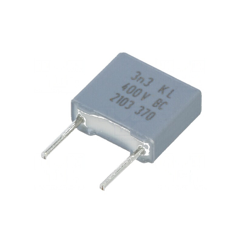 Condensator polipropilenă 3,3nF THT ±10% 5mm 400VDC | Electronic-mag.ro | Componente Electronice
