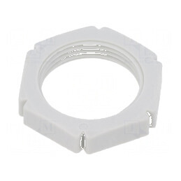Piuliță PG16 poliamidă gri deschis 20-90°C | Electronic-mag.ro | Componente Electronice