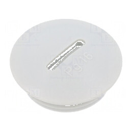 Capac de protecție PG16 IP56 poliamidă gri deschis cu filet PG | Electronic-mag.ro | Componente Electronice