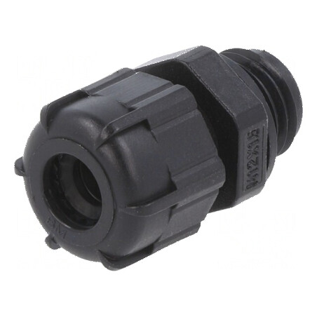 Garnitură de etanșare M12 1,5 IP68 poliamidă neagră  | Electronic-mag.ro | Componente Electronice