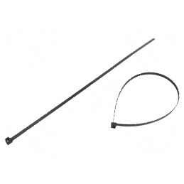 Colier de strângere poliamidă 800N 530mm negru | Electronic-mag.ro | Componente Electronice