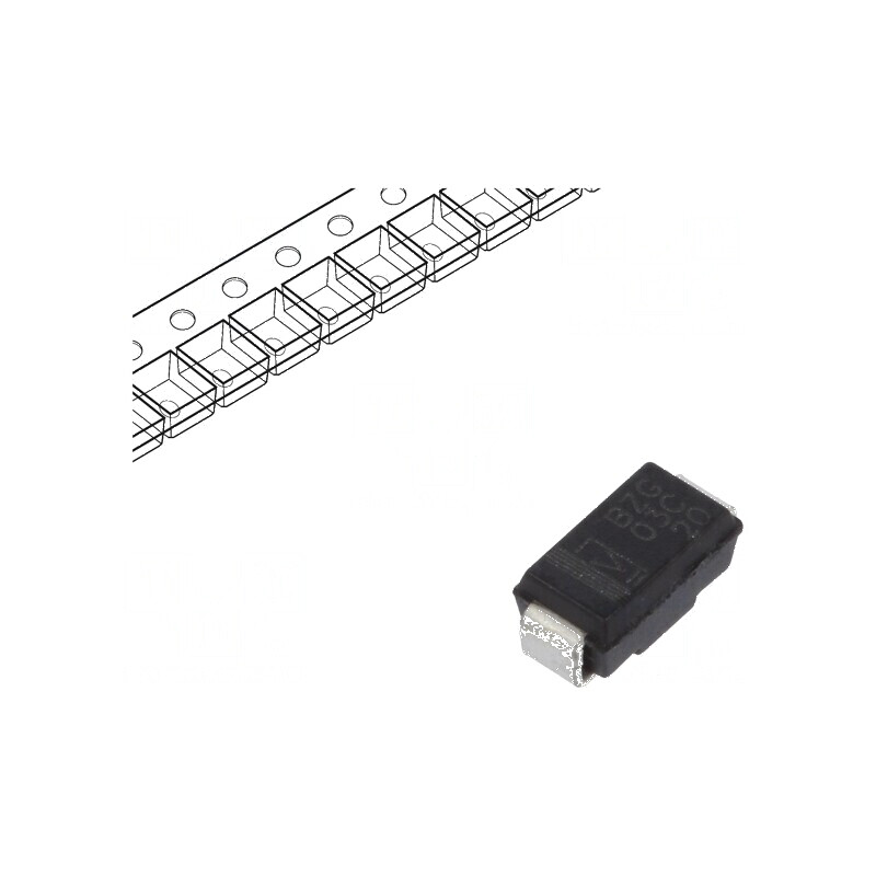 Diodă Zener SMD 3W 20V - Banda SMA, 1 Bucată | Electronic-mag.ro | Componente Electronice