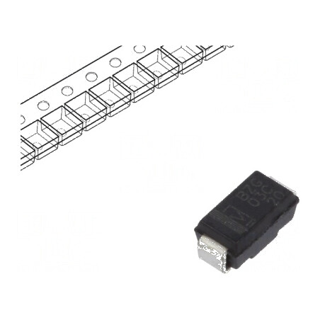 Diodă Zener SMD 3W 20V - Banda SMA, 1 Bucată | Electronic-mag.ro | Componente Electronice