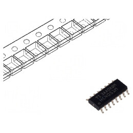 Demultiplexor/Multiplexor Digital SMD SOIC16 2÷6VDC HC | Electronic-mag.ro | Componente Electronice