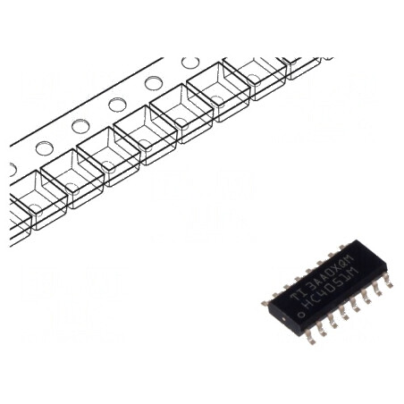 Demultiplexor/Multiplexor Digital SMD SOIC16 2÷6VDC HC | Electronic-mag.ro | Componente Electronice