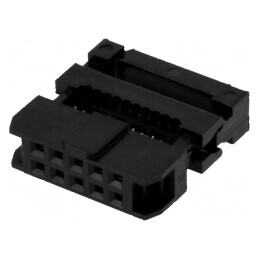 Conector IDC mufă mamă 10 PIN pentru cablu bandă 1mm | Electronic-mag.ro | Componente Electronice