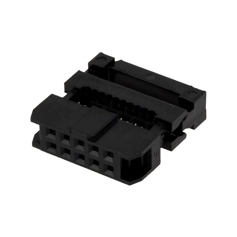 Conector IDC mufă mamă 10 PIN pentru cablu bandă 1mm | Electronic-mag.ro | Componente Electronice