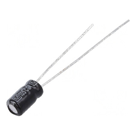 Condensator electrolitic THT 1,5uF 50V 4x7mm 1,5mm Raster | Electronic-mag.ro | Componente Electronice