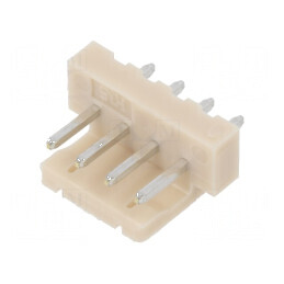 Conector cablu-placă soclu tată DF1 2,5mm 4 PIN THT 250V 3A | Electronic-mag.ro | Componente Electronice