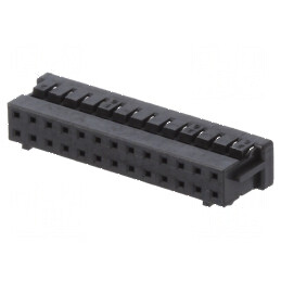 Conector cablu-cablu 26 PIN DF11 2mm mufă mamă drept | Electronic-mag.ro | Componente Electronice