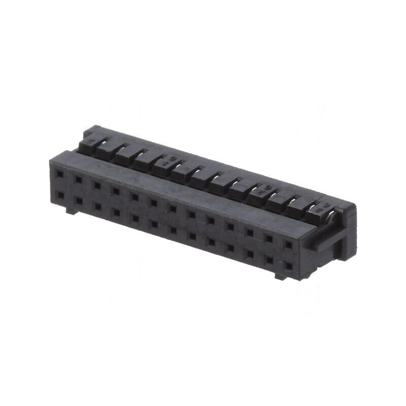 Conector cablu-cablu 26 PIN DF11 2mm mufă mamă drept | Electronic-mag.ro | Componente Electronice