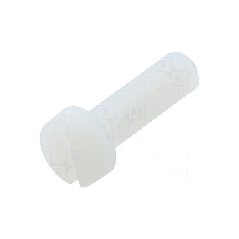 Şurub M6x20 Cap Rotund Crestat 1,7mm Poliamidă UL94V-2 | Electronic-mag.ro | Componente Electronice