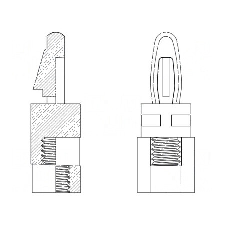 Distanţier PCB poliamidă 66 9,5mm 4mm | Electronic-mag.ro | Componente Electronice