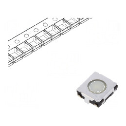 Microîntrerupător TACT SPST 0,02A/15VDC SMT Poz: 2 | Electronic-mag.ro | Componente Electronice