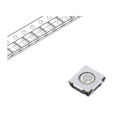 Microîntrerupător TACT SPST 0,02A/15VDC SMT Poz: 2 | Electronic-mag.ro | Componente Electronice