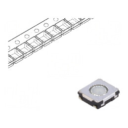 Microîntrerupător TACT SPST 0,02A/15VDC SMT | Electronic-mag.ro | Componente Electronice