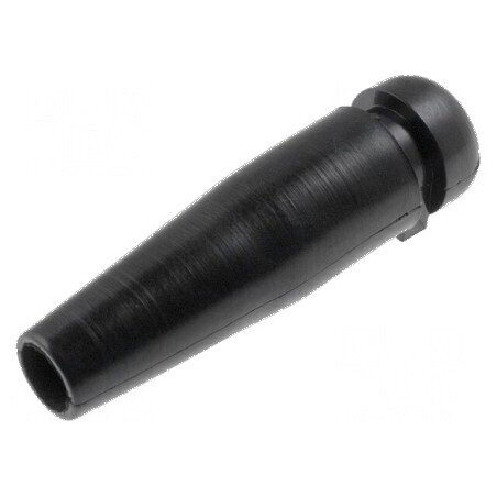 Manșon PVC negru Ø 6,5mm, Ø 4,5mm, lungime 32mm | Electronic-mag.ro | Componente Electronice