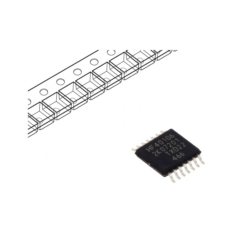 IC digital CMOS SMD TTSOP14 6 IN 6 OUT 4,5-15,5VDC | Electronic-mag.ro | Componente Electronice