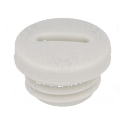 Capac de protecţie M12 1,5 IP54 poliamidă gri 6mm | Electronic-mag.ro | Componente Electronice