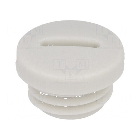 Capac de protecţie M12 1,5 IP54 poliamidă gri 6mm | Electronic-mag.ro | Componente Electronice
