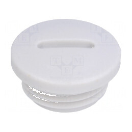 Capac de protecție M16 1,5 IP54 poliamidă gri 7mm | Electronic-mag.ro | Componente Electronice