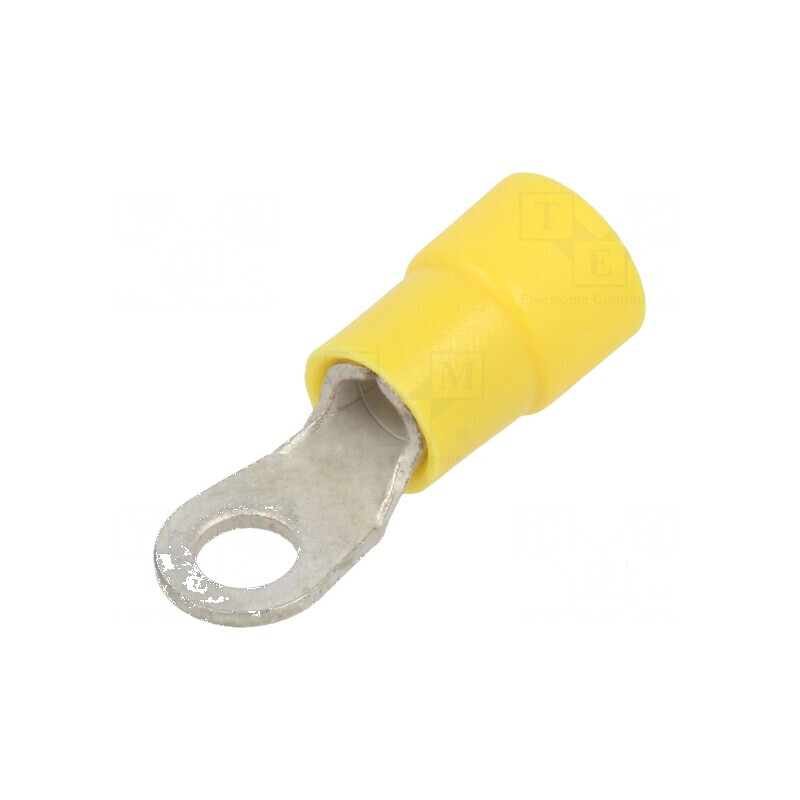 Vârf inelar M4 4,3mm cupru crimpat pentru cablu 4-6mm2 izolată | Electronic-mag.ro | Componente Electronice Vârf inelar M4 4,3mm cupru crimpat pentru cablu 4-6mm2 izolată | Electronic-mag.ro | Componente Electronice
