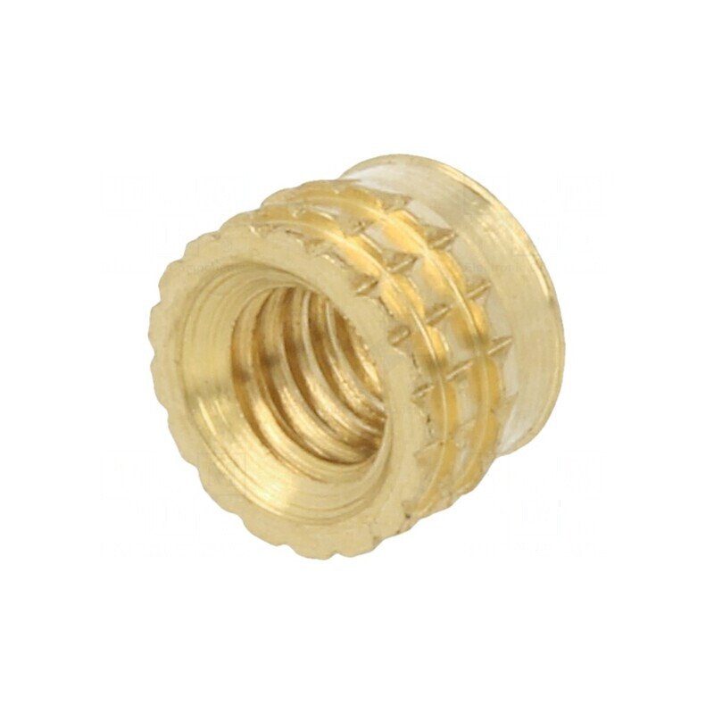 Adaos filetat alamă M3,5 Lungime 4,1mm pentru plastic | Electronic-mag.ro | Componente Electronice Adaos filetat alamă M3,5 Lungime 4,1mm pentru plastic | Electronic-mag.ro | Componente Electronice