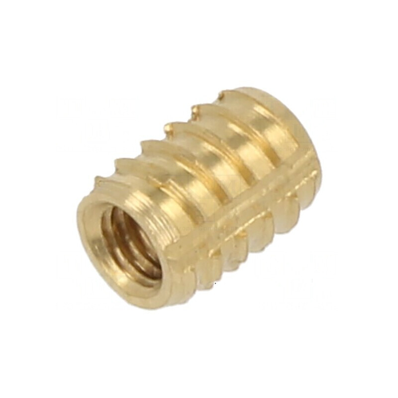 Adaos filetat alamă M3 6,25mm pentru plastic BN 37915 | Electronic-mag.ro | Componente Electronice Adaos filetat alamă M3 6,25mm pentru plastic BN 37915 | Electronic-mag.ro | Componente Electronice
