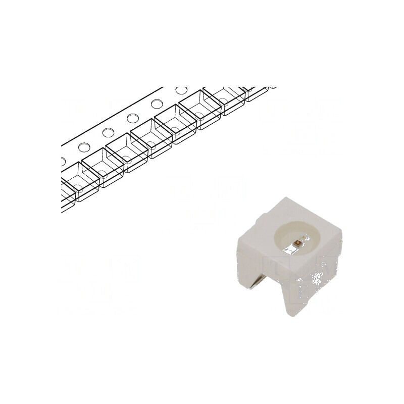 LED SMD 4040 Roșie 1,91-6,06lm 4,2x4,2x3,4mm | Electronic-mag.ro | Componente Electronice