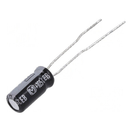 Condensator electrolitic THT 4,7uF 63VDC Ø5x11mm ±20% 5000h | Electronic-mag.ro | Componente Electronice