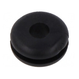 Manșon PVC Ø 6mm, Ø 3,2mm, negru, 0÷80°C | Electronic-mag.ro | Componente Electronice