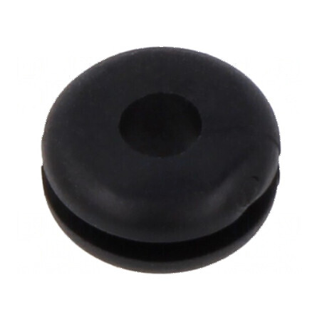 Manșon PVC Ø 6mm, Ø 3,2mm, negru, 0÷80°C | Electronic-mag.ro | Componente Electronice
