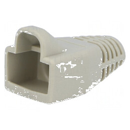 Protecție mufă RJ45 6mm gri deschis | Electronic-mag.ro | Componente Electronice