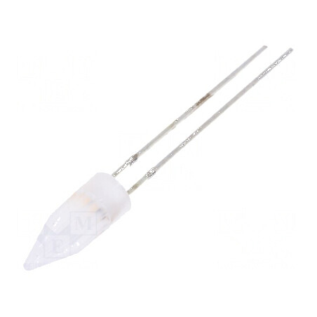 LED 5mm Alb Cald Imitare Efect Lumânare cu Clipire 180° 20mA | Electronic-mag.ro | Componente Electronice