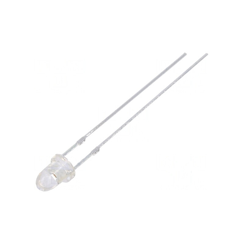 LED 3mm roșie 18000-22000 mcd 15° convex | Electronic-mag.ro | Componente Electronice