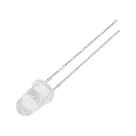 LED 5mm roșie 43000÷50000mcd 8° convex | Electronic-mag.ro | Componente Electronice