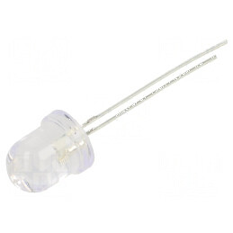 LED 8mm roșie 18000-22000mcd 30° convex 78mW | Electronic-mag.ro | Componente Electronice
