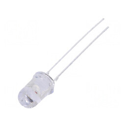 LED 5mm galbenă 2180÷3000mcd 60° convex | Electronic-mag.ro | Componente Electronice