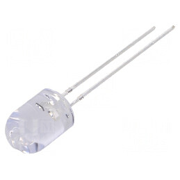LED CR 8mm Albastru 5800mcd 30° Convex 5,5-20V | Electronic-mag.ro | Componente Electronice