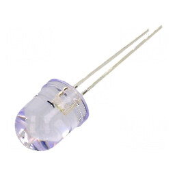 LED CR 10mm Albastru Ice Blue 10000mcd 30° Nr.term: 2 | Electronic-mag.ro | Componente Electronice