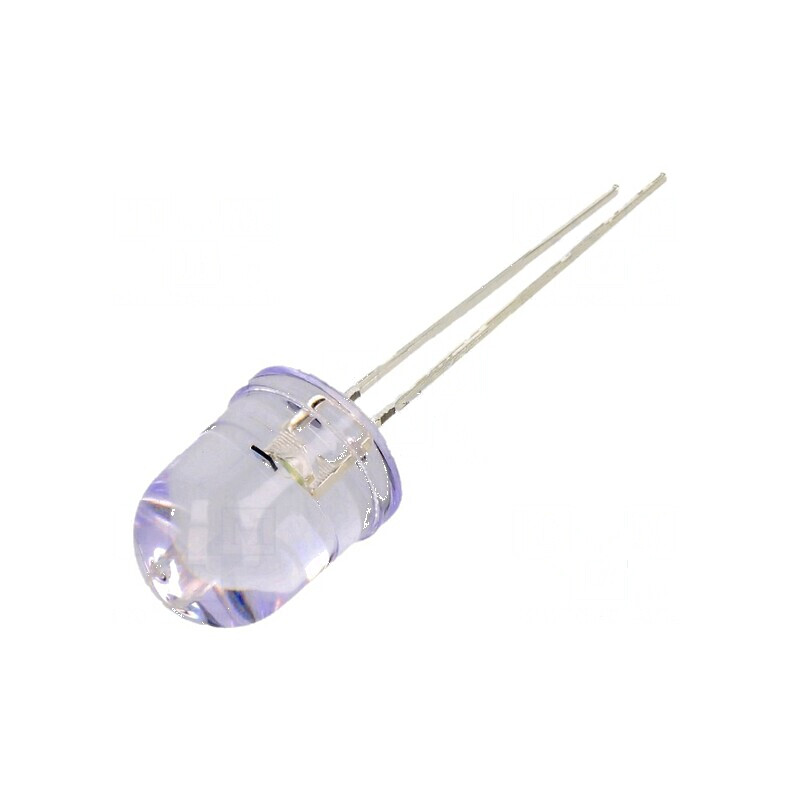 LED CR 10mm Albastru Ice Blue 10000mcd 30° Nr.term: 2 | Electronic-mag.ro | Componente Electronice