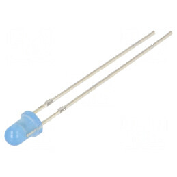LED 3mm Albastru 750-1120mcd 30° Convex 102mW | Electronic-mag.ro | Componente Electronice
