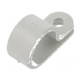 Clipsuri tip P pentru cabluri Ø14mm, lățime 10mm | Electronic-mag.ro | Componente Electronice