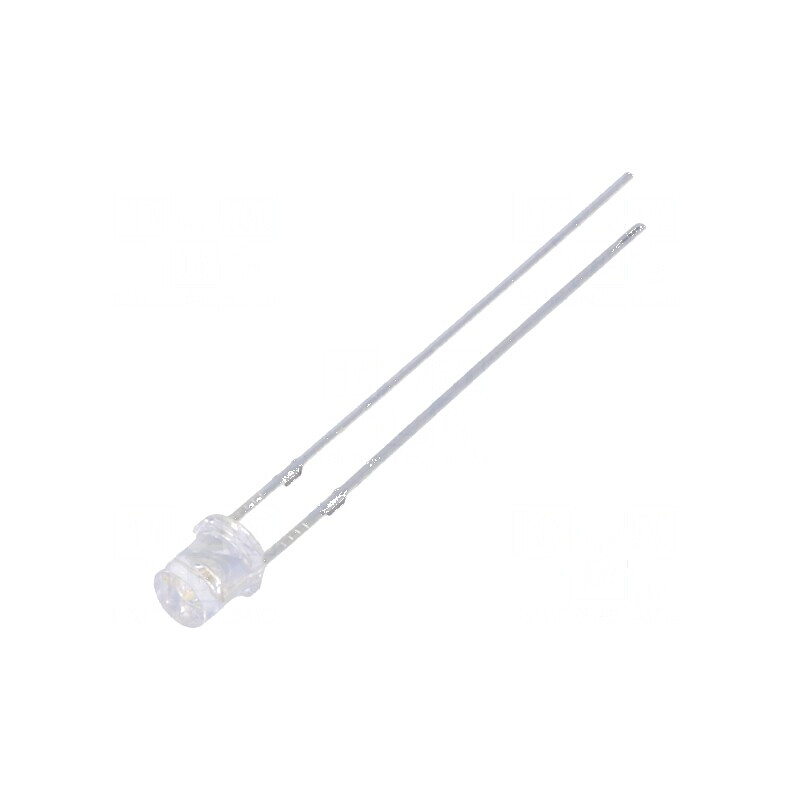 LED 3mm Albastru 330-500mcd 140° Plat | Electronic-mag.ro | Componente Electronice