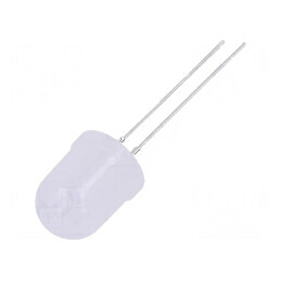 LED 10mm Verde 22000÷25000mcd 30° Convex | Electronic-mag.ro | Componente Electronice