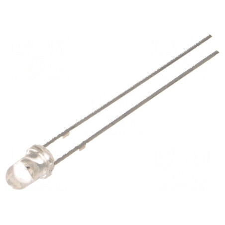 LED 3mm Verde 12VDC 3000-4200mcd 30° Convex | Electronic-mag.ro | Componente Electronice