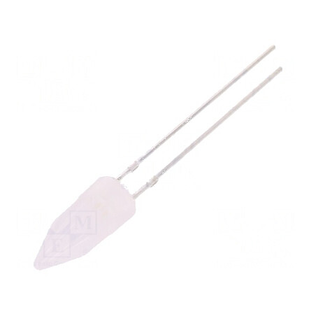 LED 5mm Alb Cald Imitare Efect Lumânare 330-500mcd 180° 20mA | Electronic-mag.ro | Componente Electronice